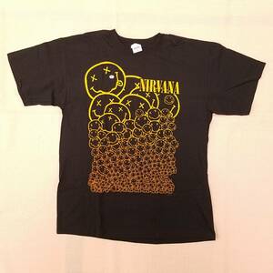 魅惑のバンドT特集! 00sデッド『NIRVANA(ニルヴァーナ) / MANY SMILES』半袖Tシャツ anvilボディ ブラック L 価格￥3,990(税込)／ロックT