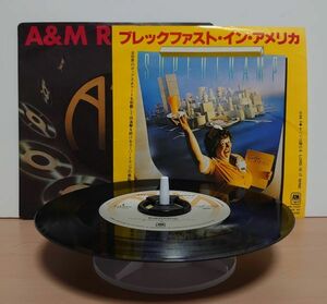 V-RECO7'EP-f◆即決◆Supertramp スーパートランプ◆【Breakfast In America ブレックファスト・イン・アメリカ c/w:Lord Is It Mine】