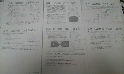 サピックス SAPIX*GS特訓*6年 小6*算数/聖光学院 フェリス 専用対策プリント・全6回 完全版