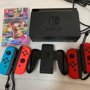 Nintendo Switch ニンテンドースイッチ本体 コントローラー2セット付 マリオカート8デラックス