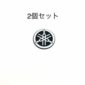 ヤマハ 音叉マーク エンブレム 立体 １９ｍｍ メッキ トップブリッジ 2個セット