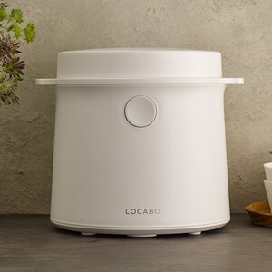 【新品・送料無料】 LOCABO 糖質カット炊飯器 (2合まで糖質カット炊き /通常炊き5合まで) JM-C20E-W ホワイト 白