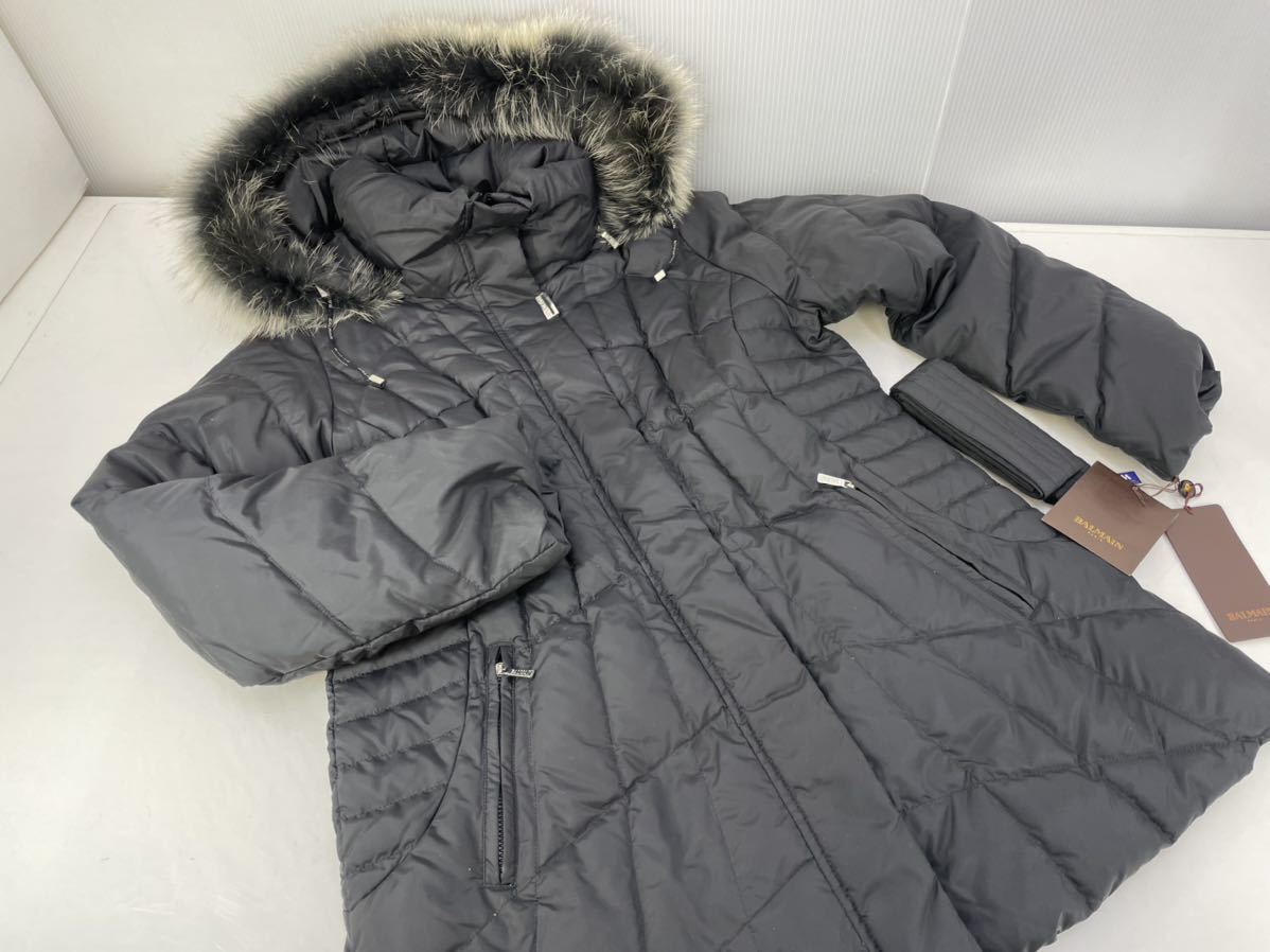 シルク混 BALMAIN 3way ダウンコート