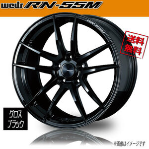 ホイール新品 1本のみ 保証書付 WEDS Sport RN-55M Gブラック ウェッズスポーツ 19インチ 5H114.3 9.5J+48 φ73 業販4本購入で送料無料