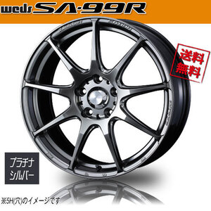 ホイール新品 4本セット WEDS Sport SA-99R PSB ウェッズスポーツ 15インチ 4H100 6J+38 φ65 業販4本購入で送料無料 保証書付 軽量