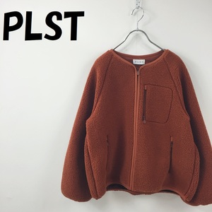 [ popular ]PLST/ plus te boa no color jacket brown group size M lady's /S3033