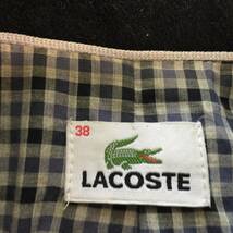 【人気】LACOSTE/ラコステ Pコート ブラック サイズ38 レディース/A2329_画像6