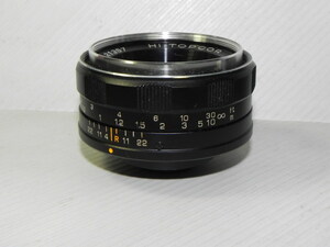 TOKYO KOGAKU HI TOPCOR 50mm/f2レンズ(ジャンク品)