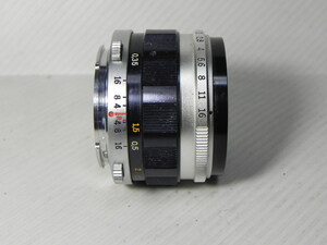 Olympus F.Zuiko Auto-s 38mm/f 1.8 レンズ(難有品)