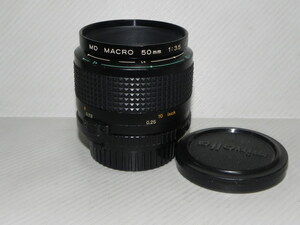 Minolta MD MACRO 50mm/f3.5 レンズ
