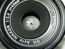 **中古良品　Nikon GN Auto NIKKOR 45mm F2.8 レンズ*_画像3