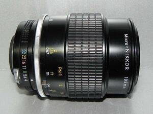 　**中古品　Nikon MF Micro-Nikkor 105mm /f4　レンズ*