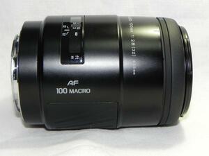 **中古品　Minolta AF 100/2.8 Macro レンズ(new)*