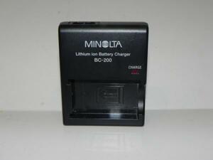 * secondhand goods original MINOLTA BC-200 charger *