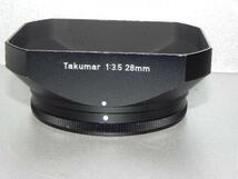 asahi takumar 28mm f3.5 レンズ　フ-ド(中古純正品)_画像2