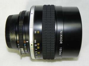 **中古良品　Nikon 　Ai-s NIKKOR 105mm/f 1.8 レンス゛*