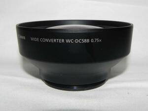 **中古品　Canon ワイドコンバーター WC-DC58B