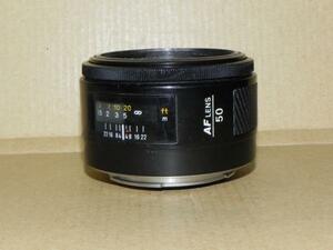 MINOLTA AF 50mm/f 1.4 レンス゛(旧タイプ)中古品