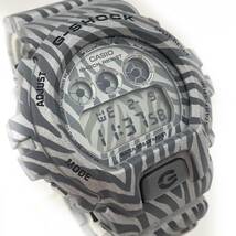 ■■【美品】CASIO/カシオ G-SHOCK ゼブラ 海外モデル DW-6900ZB-8ER クォーツ 腕時計■■_画像8