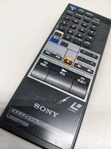 【FB-31-102】SONY　ソニー　ビデオディスクプレーヤー　リモコン　RMT-330　背面汚れあり　動確済