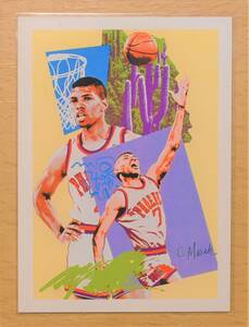 KEVIN JOHNSON (ケビン・ジョンソン) 1990 NBA HOOPS トレーディングカード 375 【90s SUNS フェニックスサンズ】