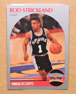 ROD STRICKLAND (ロッド・ストリックランド) 1990 NBA HOOPS トレーディングカード 【90s サンアントニオスパーズ San Antonio Spurs】