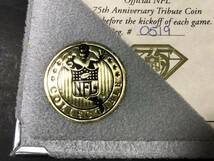 NFL　75th アニバーサリー　Miami Dolphins　コイン　シリアルナンバー＃０５１９　アメリカンフットボール　マイアミドリフィンズ　_画像6