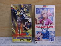 △C/141●音楽CD☆機動戦士ガンダムW☆TWO-MIX/JUST COMMUNICATION☆大石ルミ/It’s Just Love!☆8cmシングルCD☆中古品_画像1