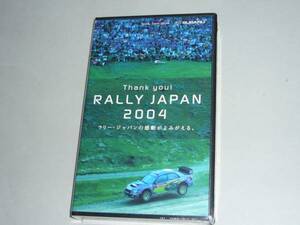 #Thank you! RALLY JAPAN 2004 * VHS лента * нераспечатанный товар *