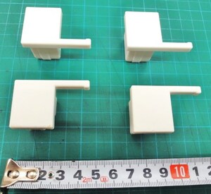  fence parts repair repair repair DIY pillar .. hand joint part material records out of production goods B-276 cap white end cap 