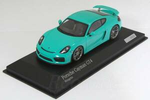 ミニチャンプス 1/43 ポルシェ ケイマン GT4 981 ミントグリーン 200台限定 Porsche Cayman GT4 Mintgrun