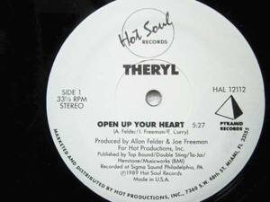 Theryl/Open Up Your Heart/フィリー/Love committee/甘茶/Sigma Sound Studios録音、Allan Felder＆Joe Freemanプロデュース。