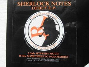 Sherlock Notes/Debut E.P./JAZZ～Breakbeat/DJ Deluxe & DJ S.K.