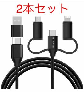 一本六役 USB 充電ケーブル ライトニング ケーブル Type
