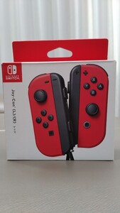 【任天堂純正品】廃盤カラー Joy-Con レッド(L R)希少 レア スイッチコントローラー