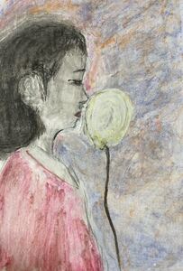 Art hand Auction Painter hiro C Meaningless (Perfect Day), artwork, painting, pastel painting, crayon drawing