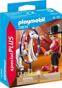  prompt decision! new goods PLAYMOBIL Play Mobil special plus 70874 white horse. style teacher 