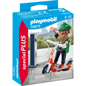  быстрое решение! новый товар PLAYMOBIL Play Mobil специальный плюс 70873 бедра Star электрический ролик 