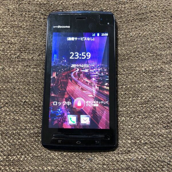 docomo スマホ　初期化済み　F-07D