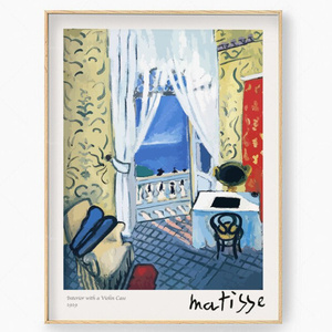 【最安保証】C1212 アンリ マティス Henri Matisse　絵画プリント キャンバスアートポスター 50×70cm 海外輸入 インテリア アート D