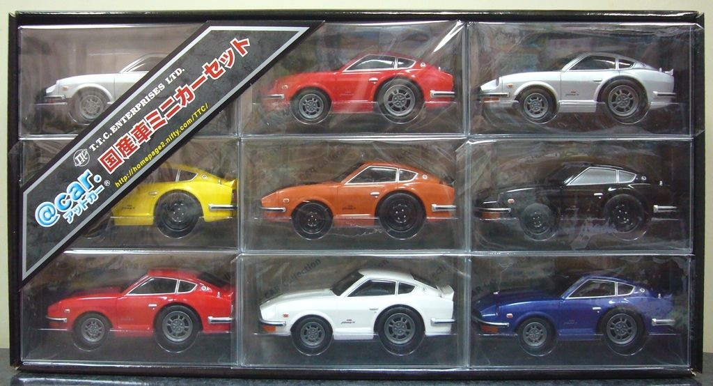 @car.110 限定コレクション9 アットカー☆ニッサン 432 フェアレディZ 国産車ミニカーセット