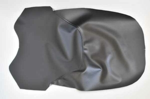 縫製済 ZX10 ZX-10 シート 生地 レザー シート表皮 ディンプル カーボン 新品 seat leather cover Kawasaki dimple carbon black