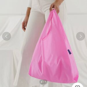 BAGGU スタンダード エコバッグ ブライトピンク【送料込】