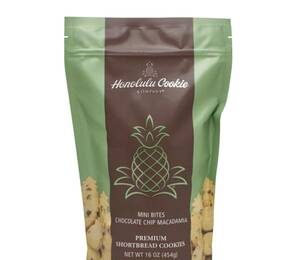 ▲【送料無料】 人気で入手困難!! ホノルルクッキー チョコチップマカダミアクッキー 454g Honolulu Cookie Mini Bites Macadamia Cookies