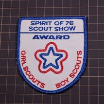 LJ14 SPIRIT OF 76 SCOUT SHOW AWARD ボーイスカウト ガールスカウト ワッペン パッチ ロゴ エンブレム アメリカ 米国 USA 輸入雑貨_画像3