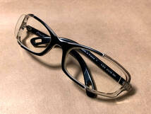 Eye'DC アイディーシー V315 メガネ ブラック×ホワイト×クリア 未使用 ケース付き 送料無料 眼鏡IDC黒×白×透明 フランス製ヴィンテージ_画像2