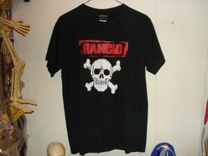 一撃落札★古着★RANCID★Tシャツ★黒M★T107★スカル★パンク★バンドT★ロックT★音楽★バンド★ロック★バンT★ビンテージ★ドクロ