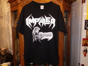 一撃落札★IMPALER★Tシャツ★Eternal Hatred★黒L★スラッシュメタル★インペイラー★バンドT★ロックT★バンT★ロックT★ホラー★