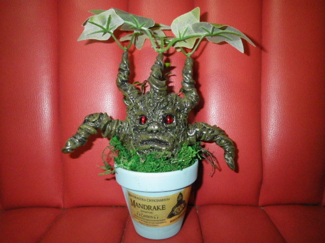 Kaizokusuko★Mandrake★No.62★Muñeca★Figura★Monstruo★Mandrágora★Halloween★Figura★Arte★Planta★Árbol de rostro humano★UMA, trabajos hechos a mano, interior, bienes varios, ornamento, objeto