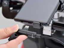 デイトナ 15644 バイク専用電源 USB タイプC 電源ケーブル スマホ充電 アンドロイド対応_画像2